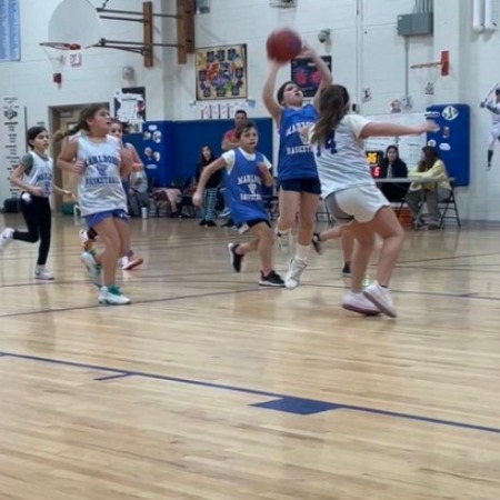 Jose Diaz posted picture of Sofia Mercy Diaz playing basketball.
